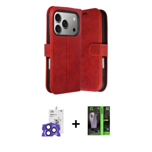 ieg™ iPhone 17 Pro Max Kılıf Siluet Işık Serisi - Şeffaf 360 Full Body Arka Koruyucu + Bilvis Titan Kamera Lens - LT
