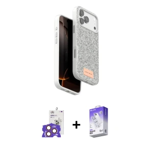 ieg™ iPhone 17 Pro Max Kılıf Vadi Klasik Serisi - Siyah Bilvis 5in1 3D Magic Cam Ekran Koruyucu + Bilvis Titan Kamera Lens - TU