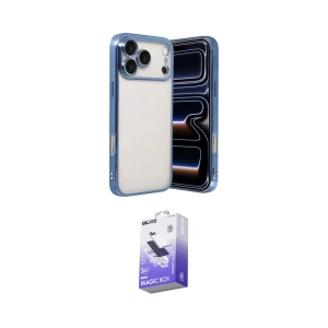 ieg™ iPhone 17 Pro Max Kılıf Vadi Minimal - Siyah Bilvis 5in1 5D Magic Hayalet Cam Ekran Koruyucu