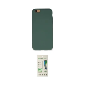 ieg™ iPhone 6 Kılıf Ahenk Serisi - Siyah 20D Premium Cam Ekran Koruyucu