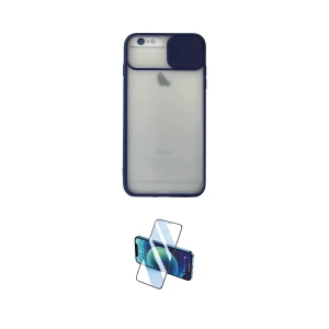 ieg™ iPhone 6 Plus Kılıf Vadi Çizgi - Siyah 3D Antistatik Seramik Nano Ekran Koruyucu