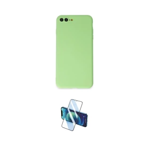 ieg™ iPhone 7 Plus Kılıf Kozmos Yansıma Özel Seri - Siyah 3D Antistatik Seramik Nano Ekran Koruyucu