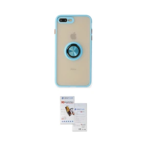 ieg™ iPhone 7 Plus Kılıf Yörünge Çizgi - Siyah Seramik Nano Ekran Koruyucu