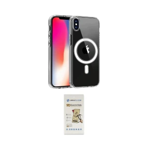 ieg™ iPhone X Kılıf Ahenk Yansıma Prime - Siyah Mat Seramik Nano Ekran Koruyucu