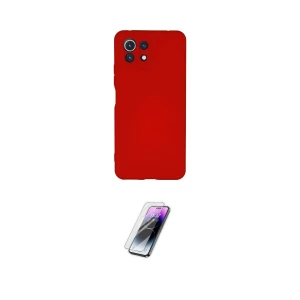 ieg™ Mİ 11 Lite Kılıf Ahenk Serisi - Şeffaf Pasifik Cam Ekran Koruyucu