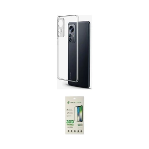 ieg™ Mi 12 Lite Kılıf Zirve Doku - Siyah 20D Premium Cam Ekran Koruyucu