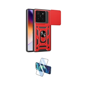 ieg™ Mi 14T Pro Kılıf Ahenk Klasik - Siyah 3D Antistatik Cam Ekran Koruyucu