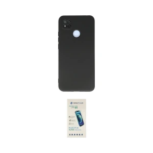ieg™ Redmi 9C Kılıf Ahenk Serisi - Şeffaf Pasifik Cam Ekran Koruyucu