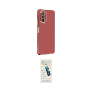 ieg™ Redmi Note 10 Pro Kılıf Yankı Serisi - Şeffaf Pasifik Cam Ekran Koruyucu