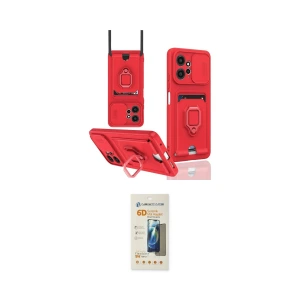 ieg™ Redmi Note 12 4G Kılıf Vadi Form Prime - Siyah 6D Mat Seramik Hayalet Nano Ekran Koruyucu