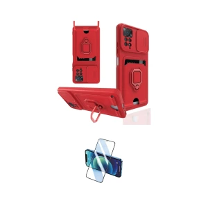 ieg™ Redmi Note 12 Pro 4G Kılıf Vadi Form Prime - Siyah 3D Antistatik Seramik Nano Ekran Koruyucu