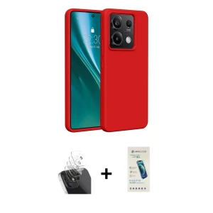 ieg™ Redmi Note 13 Pro 5G Kılıf Kozmos Yansıma Özel Seri - Şeffaf Pasifik Cam Ekran Koruyucu + Kamera Lens Koruma Cam - SF