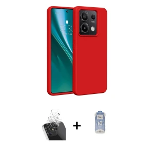 ieg™ Redmi Note 13 Pro 5G Kılıf Kozmos Yansıma Özel Seri - Siyah Joko Magic 5D Cam + Kamera Lens Koruma Cam - SF