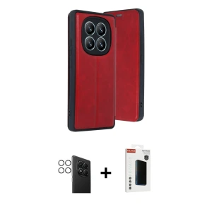 ieg™ Redmi Note 14 Pro 4G Kılıf Zirve Yansıma Serisi - Şeffaf Hayalet Polymer Nano Ekran Koruyucu + PVD Metal Kamera Lens - GS