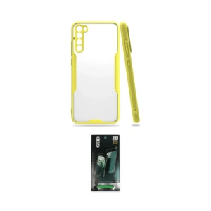 ieg™ Redmi Note 8 Kılıf Atlas Asil Serisi - Şeffaf 360 Full Body Arka Koruyucu
