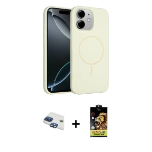 iPhone 11 Kılıf Yankı Form Serisi - Siyah Buffer Cam Ekran Koruyucu + Pers Alüminyum Kamera Lens - LT