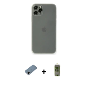 iPhone 11 Pro Max Kılıf Yadigar Yansıma Serisi - Siyah Joko Magic 5D Hayalet Cam + Shine Kamera Lens Koruma Cam - GI