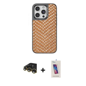 iPhone 14 Pro Max Kılıf Vadi Özel Seri - Siyah Joko 5D Cam + Raze Metal Kamera Lens - GD