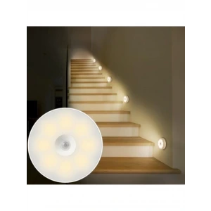 V009 Hareket Sensörlü Usb Şarjlı Led Işık Lambaoda, Mutfak, Salon Ve Merdiven Işıklandırma