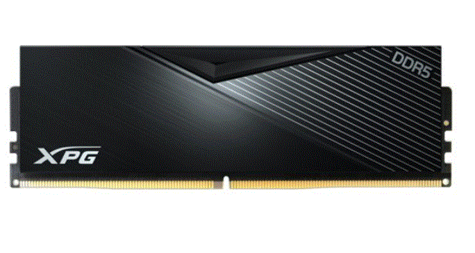 XPG AX5U5200C4216G-BLABRBK 16GB (Tek Parça) DDR5 5200Mhz RGB + Siyah PC Bellek Bulk