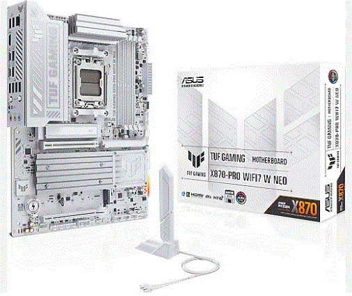 ASUS TUF GMG X870-PRO WIFI7 W NEO X870 DDR5 (Vga Yok) GLan 5GB ATX HD TYP-C WIFI BT AM5 AMD Anakart