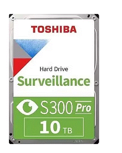 TOSHIBA MD10ADA10TV S300 PRO 3.5 10TB 7200rpm 512MB SATA 7/24 Harddisk