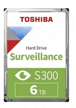 TOSHIBA HDWT860UZSVA S300 3.5 6TB 5400rpm 256mb SATA 7/24 Harddisk