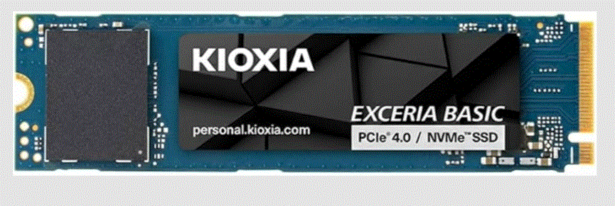 KIOXIA LSF10Z002TG8 EXCERIA BASIC M.2 2TB (7300/6800MB/s) PCIe + NVMe (BiCS) SSD Disk
