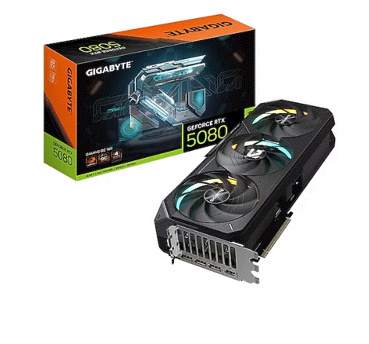 GIGABYTE RTX5080 GV-N5080GAMING OC-16GD 16GB Geforce RTX5080 GDDR7 256bit HDMI 3xDP 16x Ekran Kartı