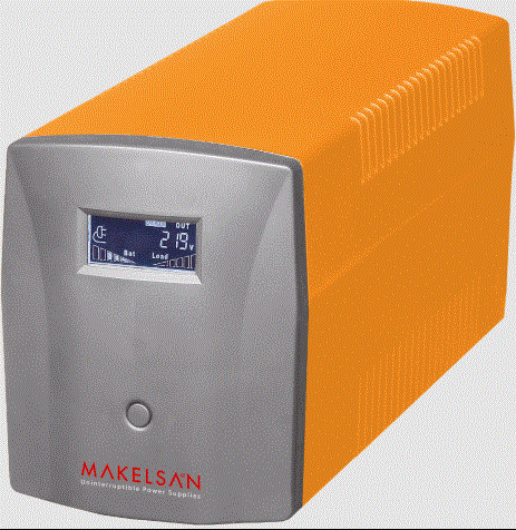 MAKELSAN LION 1200 VA (2x12V 7AH Akü) Line Interactive 5/10 dk UPS