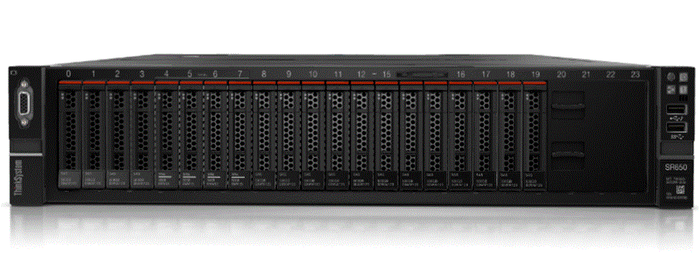 LENOVO SR650 V2 7Z73A0APEA-V2 SILVER 4310 (12C) 64GB(2x32) 3x960GB SSD 2U RACK 1x1100W Server