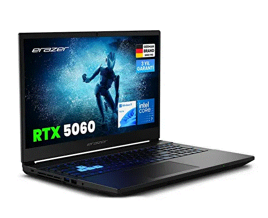ERAZER Deputy 15 P1 MD62761 Core 7 250H 16GB 1TB SSD 8gb RTX5060 15.6 W11H Notebook