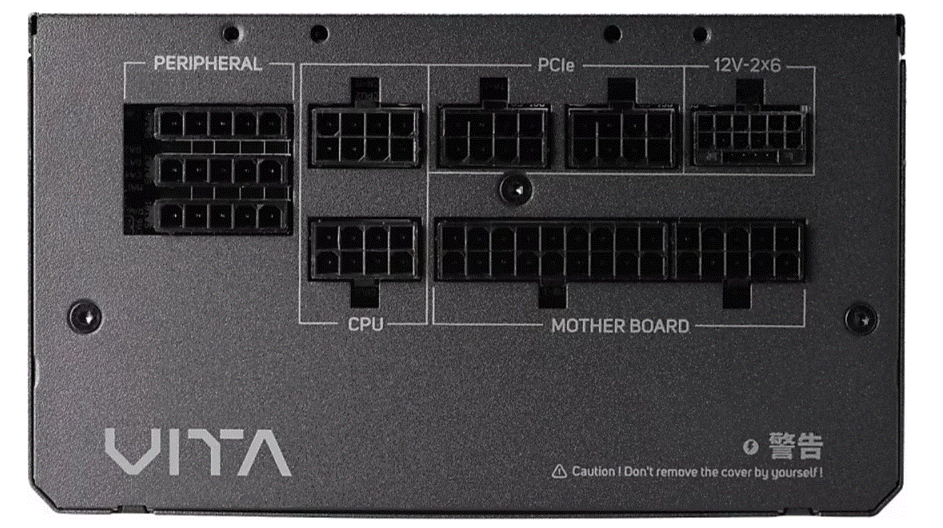FSP VITA-850GM 850W 80+ Gold Siyah 12cm Fanli (Tak Çikar Kablolu) Power Supply