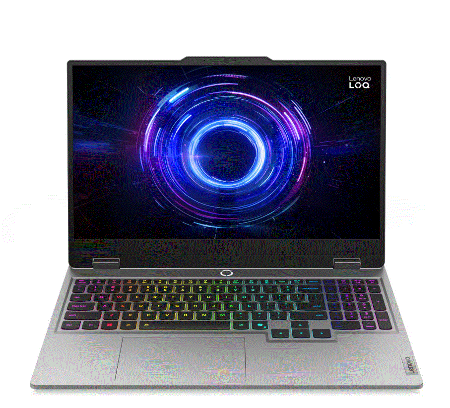 LENOVO LOQ 15IRX10 83JE0128TR i5-14500HX 16GB 512GB SSD 8gb RTX5050 15.6 DOS Ay Grisi Gaming Notebook