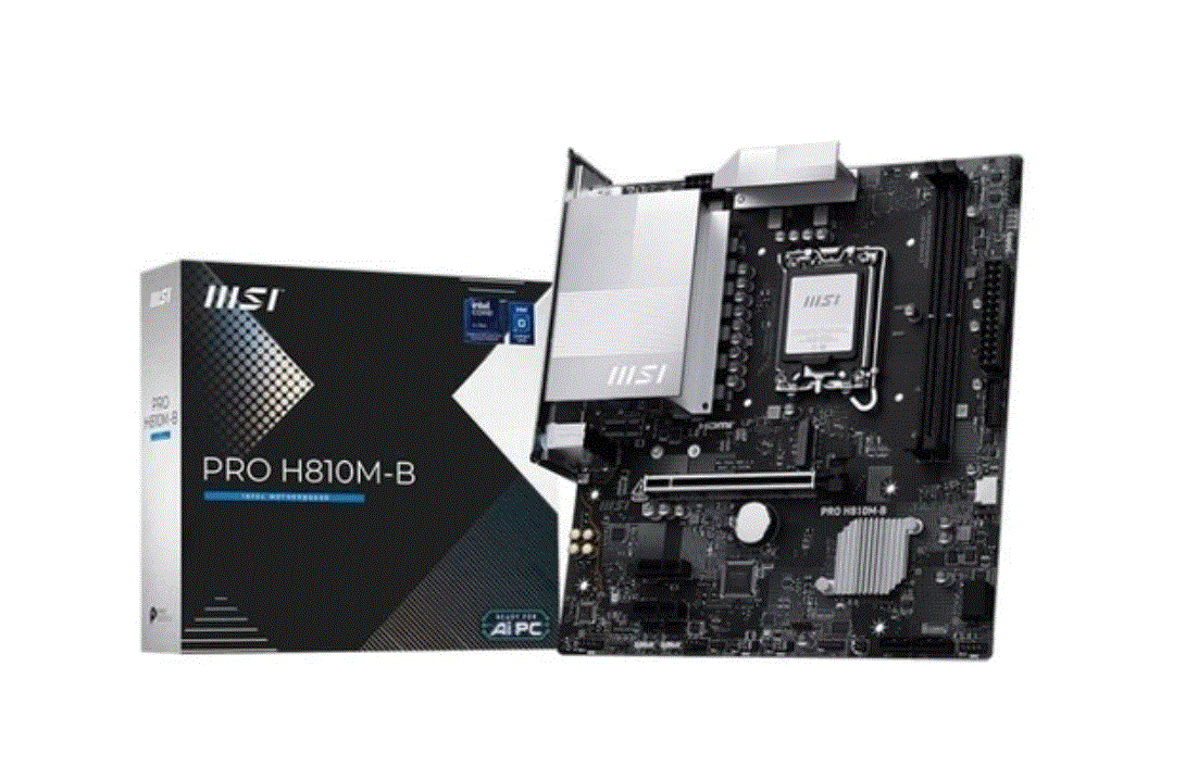 MSI PRO H810M-B H810 DDR5 (Vga Yok) GLan 2.5G mATX 1851p Anakart