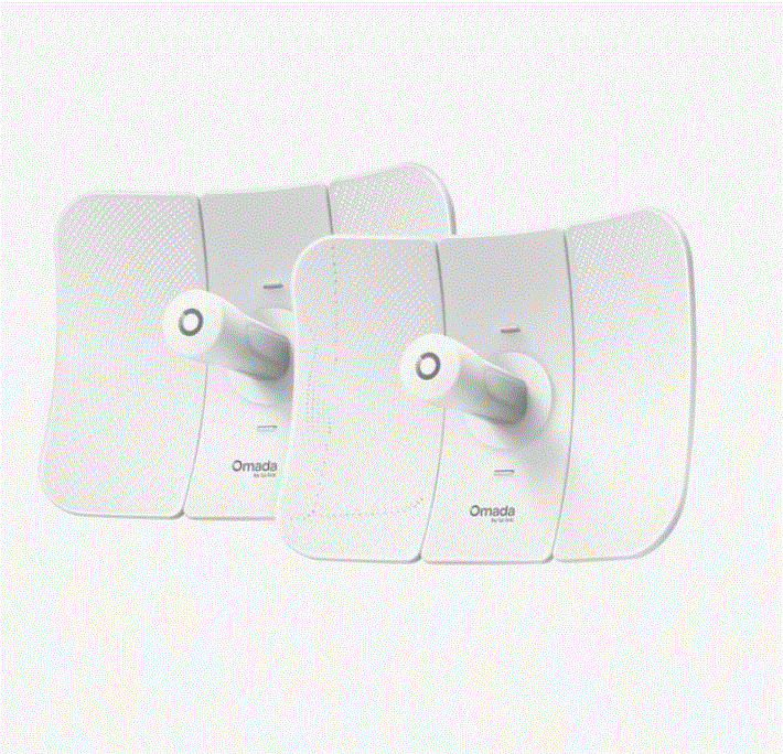 TP-LINK OMADA Beam Bridge 5 UR KIT 1 Port Gigabit 5Ghz 867Mbps 2 Anten Bridge Wi-Fi Access Point