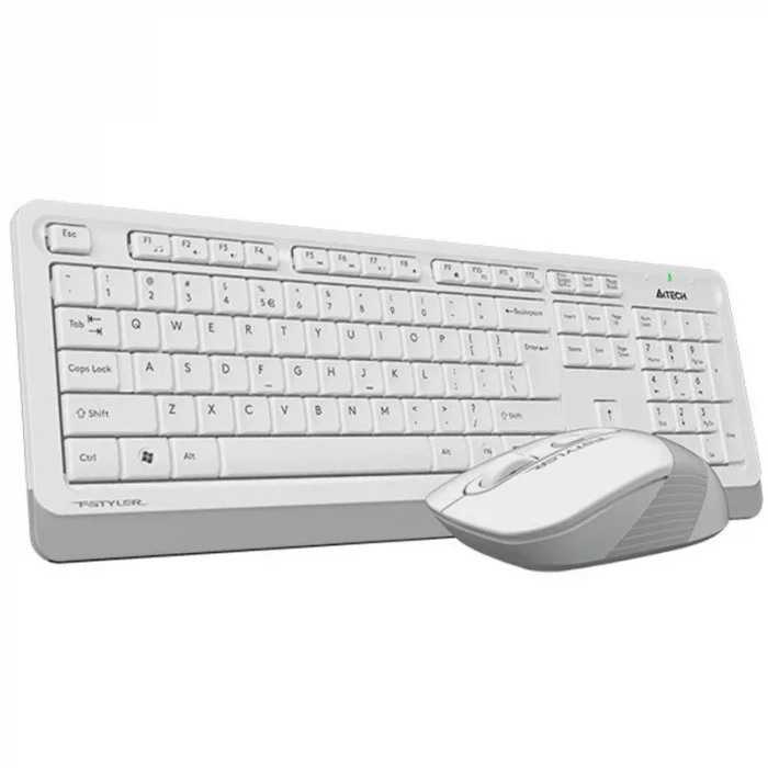 A4 TECH FG1010 BEYAZ Q MM 2.4G KABLOSUZ KLAVYE MOUSE SET