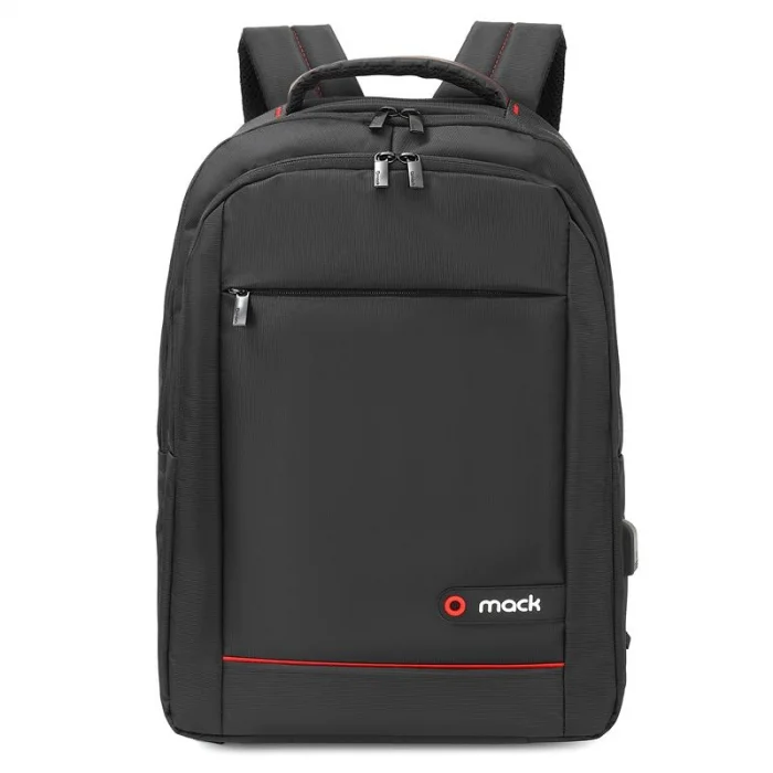 MACK MCC-007 17.3 OFFICE USB GİRİŞLİ NOTEBOOK SIRT ÇANTASI SİYAH
