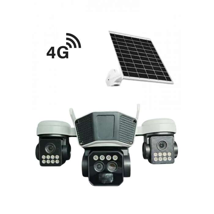 O-KAM 9095 LENS 4G SOLAR  10x OPTİK ZOOM PTZ KAMERA