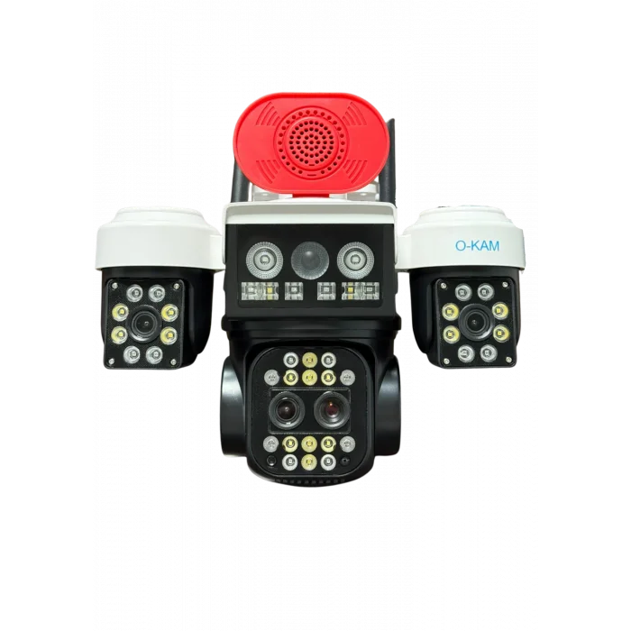 O-KAM 5051 3 LENS 4G SOLAR ÇAKARLI 10x OPTİK ZOOM PTZ KAMERA