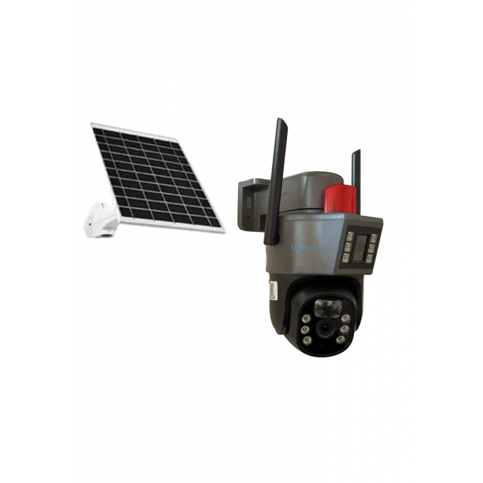 O-KAM-7015 4G Dual Lens Solar PTZ Camera