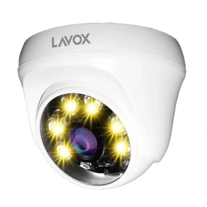 LAVOX LV-4010 4 MP STARLİGHT POE SESLİ IP DOME KAMERA