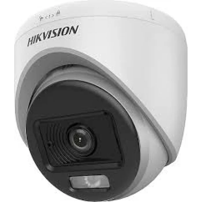 HIKVISION DS-2CE70DF0T-LPFS 2MP 2.8mm Sesli Colorvu Dome Smart Hybrid Light HD-TVI Güvenlik Kamerası