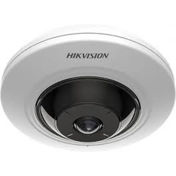 HIKVISION DS-2CD2955G0-ISU 1/2.5 Progressive Scan CMOS 5 MP 360 derece 2 Led POE Sesli Dome Fish IP Güvenlik Kamerası