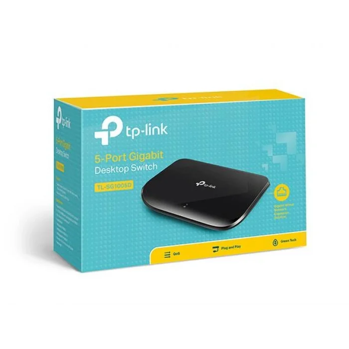 TP-LINK TL-SG1005D 5 port Gbit Desktop Yönetilemez Plastik Kasa Switch