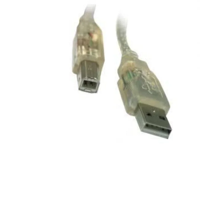 S-LINK SL-U2015 1.5 Mt USB 2.0 Yazıcı Kablosu Şeffaf
