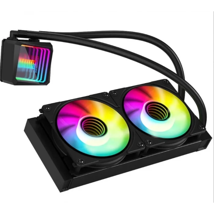 POWER BOOST PB-LCS-IM240-B LGA1700/AM4/AM5 240 mm ARGB fanli Siyah Sivi Sogutma