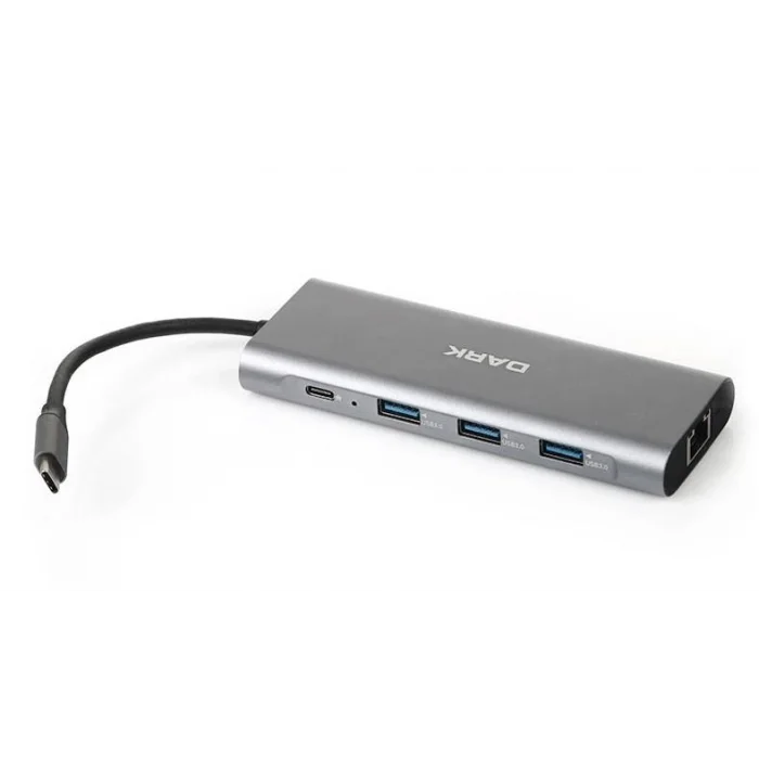 DARK DK-AC-U31X36 USB 3.1 Type-C - USB 3.0+ Ethernet/HDMI/TF SD Çoklayici