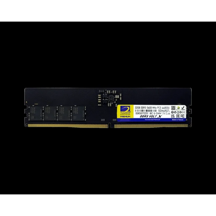 TWINMOS TMD532GB5600U46WO 32GB (Tek Parça) DDR5 5600MHz CL46 PC Bellek