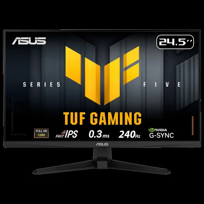 ASUS VG259QM5A TUF GAMING 24.5 LED IPS 0.3ms 240Hz 1920x1080 FullHD 2x HDMI 1xDP Multimedya (Vesa)FreePre Sync G-SYNC S